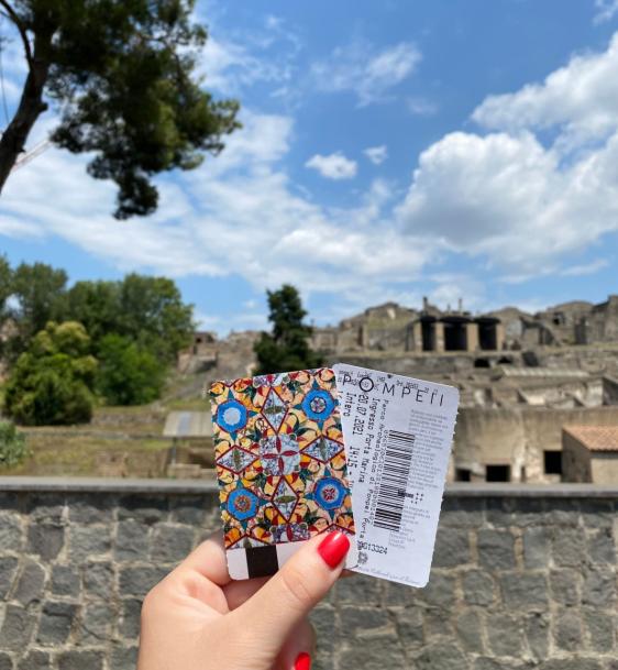 Pompeii: Carnet skip the line ticket plus + maps + 1 book (min. 5)